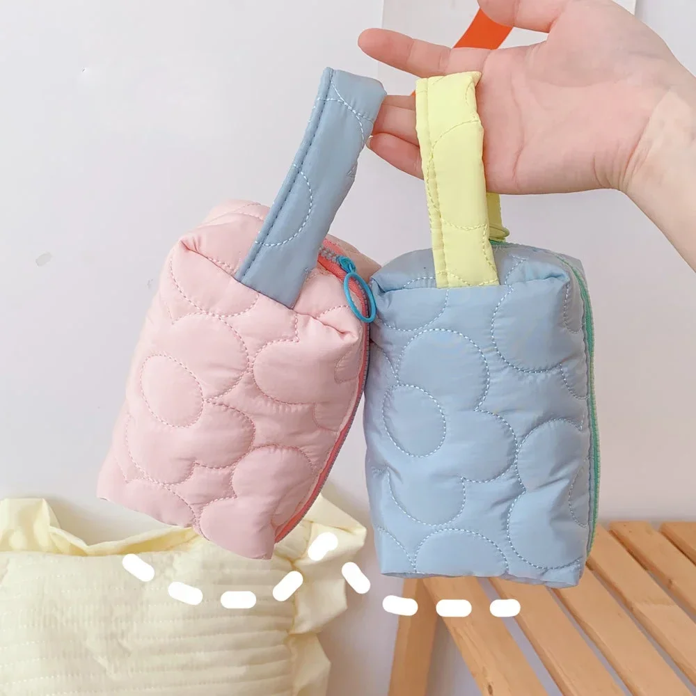 Cotton Baby Diaper Bag Maternity Nappy Caddy Organizer Mommy Sanitary Pad Pouch Napkin Hygiene Kit Cosmetic Makeup Storage Bag