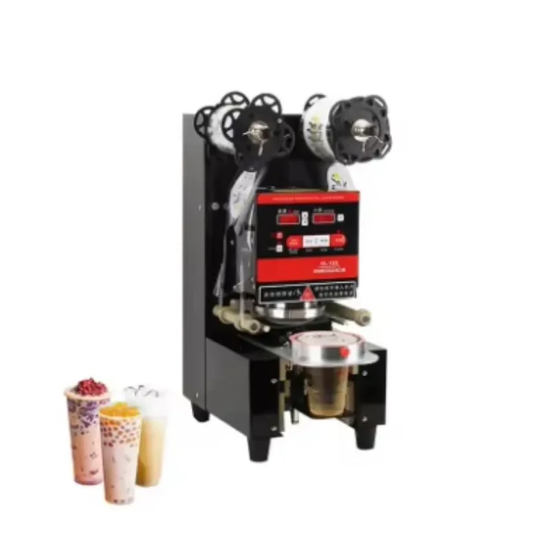 

Best Quality Bubble Milk Tea Equipment Full Automatic Type Cups Sealing Machine