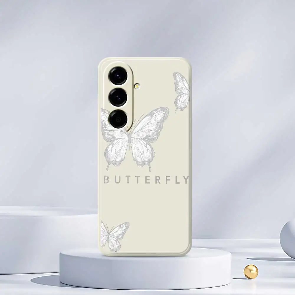 فراشة نمط قضية الهاتف لسامسونج A56 A55 A54 A53 A52 4G 5G A36 A26 A16 A06 A35 A25 A15 A34 A24 A14 A33 A32 A23 A13 غطاء