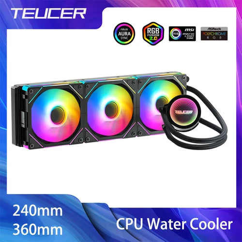 Refrigerador De Agua De Cpu Teucer Con Ventilador De Jm-1