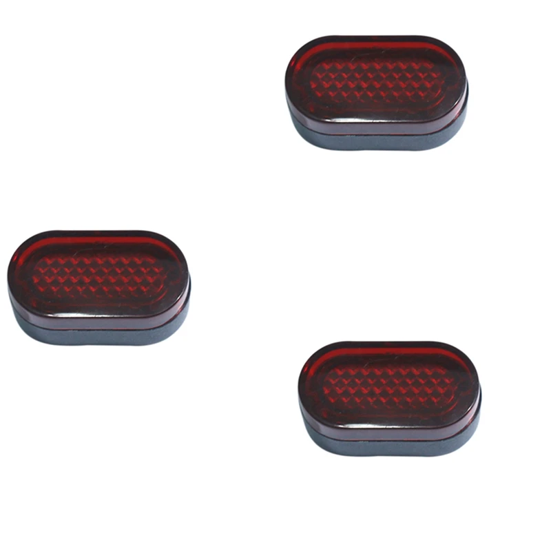 3X Electric Scooter Taillights LED Rear Fender Lampshade Brake Rear Lamp Shade For Xiaomi Mijiam365 Scooter Skateboard