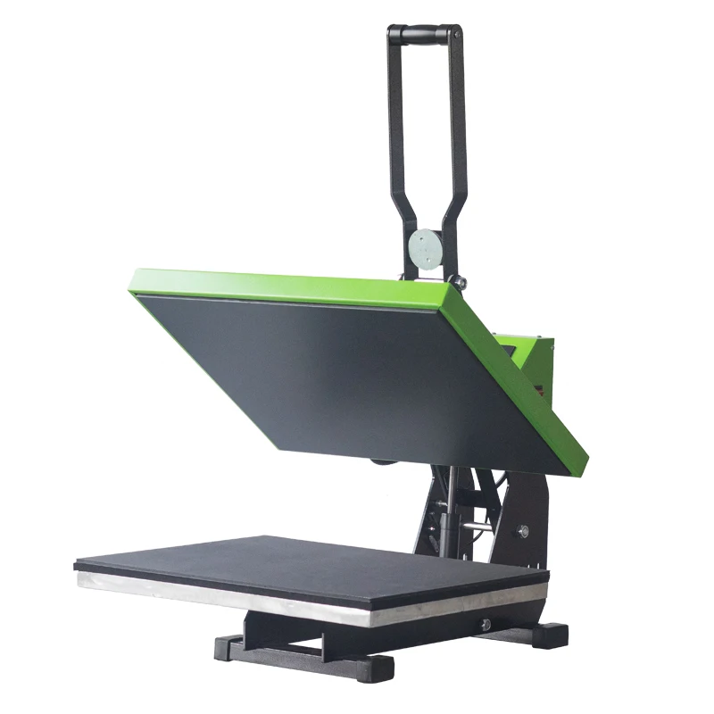Semi Auto Open Tshirt 38*38 cm Size Hot Printing Stamping Transfer Vinyl DTF Foil Heat Press Machine
