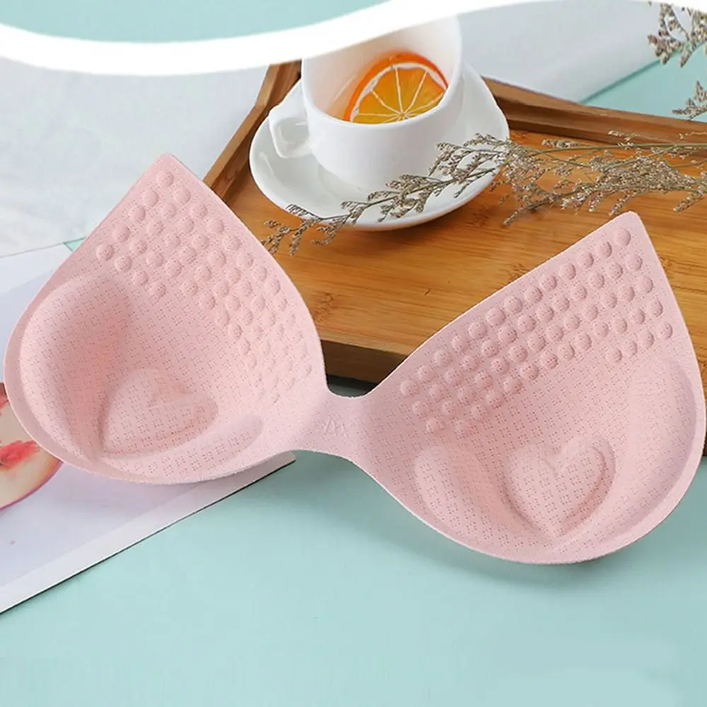 Padding Bikini Inserts For Women Chest Pad Solid Color Chest Enhancers Sponge Bra Pad Bra Padding Intimates Accessories