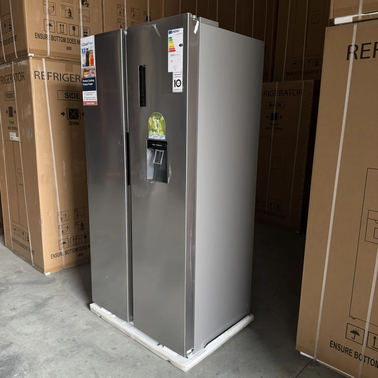 Hot-selling Opposite Door with Display Water Dispenser Refrigerator Large Capacity Best-selling Fridge