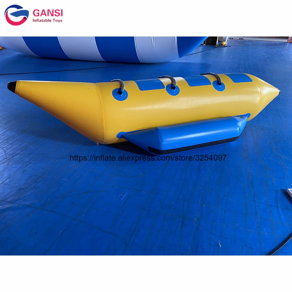 Floating Inflatable Water Flying Fish Towable Tube Inflatable Banana Boat For 3 Persons