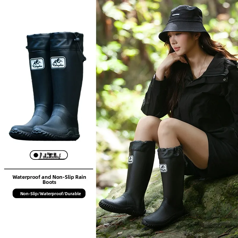 

Японские дождевые сапоги для родителей и детей, женские студенческие нескользящие мягкие сапоги, водонепроницаемые сапоги для хайкинга