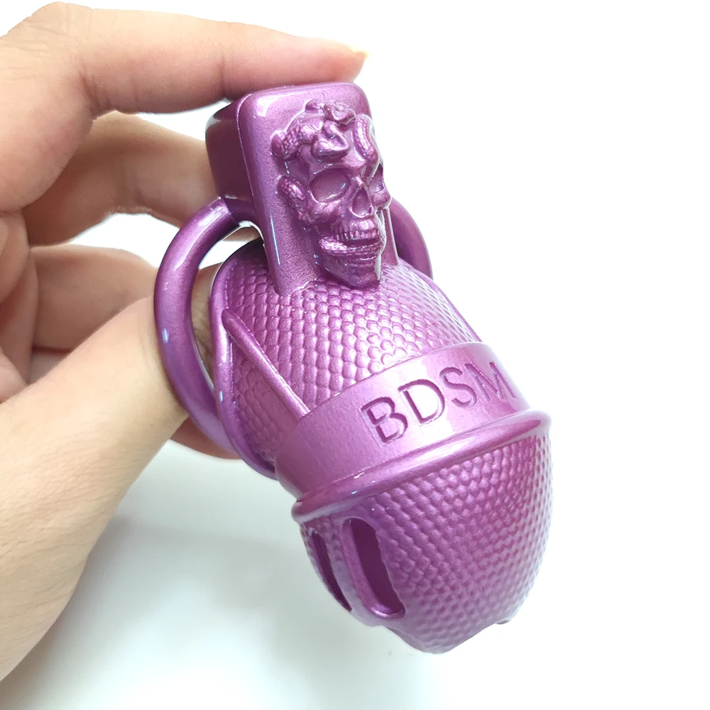 

Erotic Gay TS CD Chastity Cage 3 Colors Snake Cock Cage Slave Devices Male Bondage Penis Ring Lock Ladyboy Sex Shop Toys