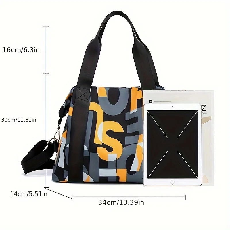 Trendy Nylon Women's Bag Large-Capacity Lady Shoulder Crossbody Bags Female Tote Oxford Cloth Outdoor Travel Handbags Bolsas image 4