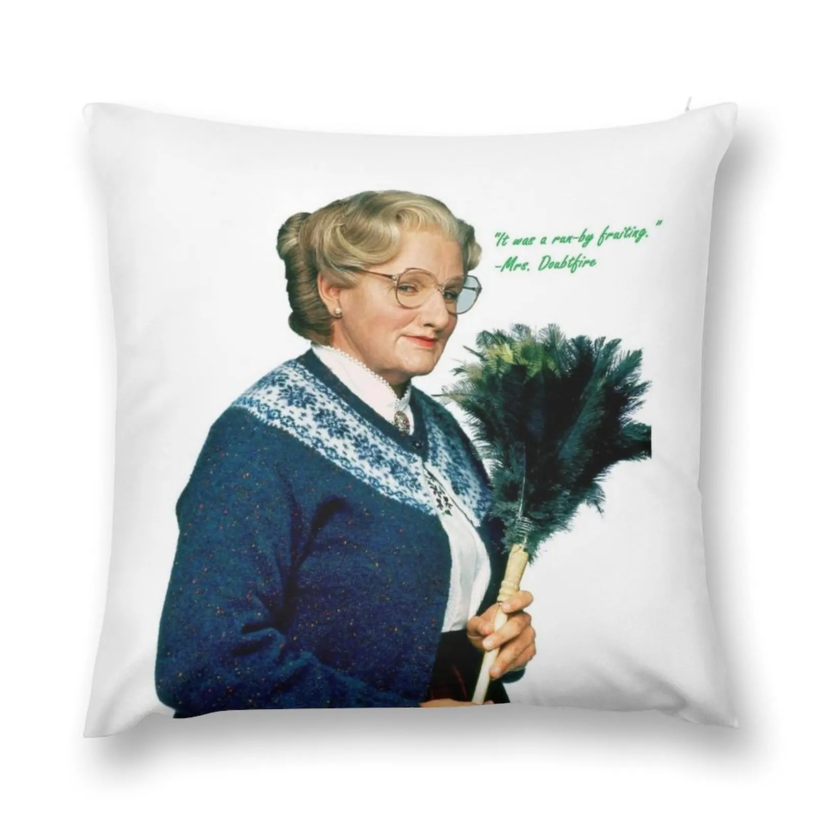 

Mrs. Doubtfire Throw Pillow Christmas Pillowcase Sofa Cushions Covers Cushions Cover pillow