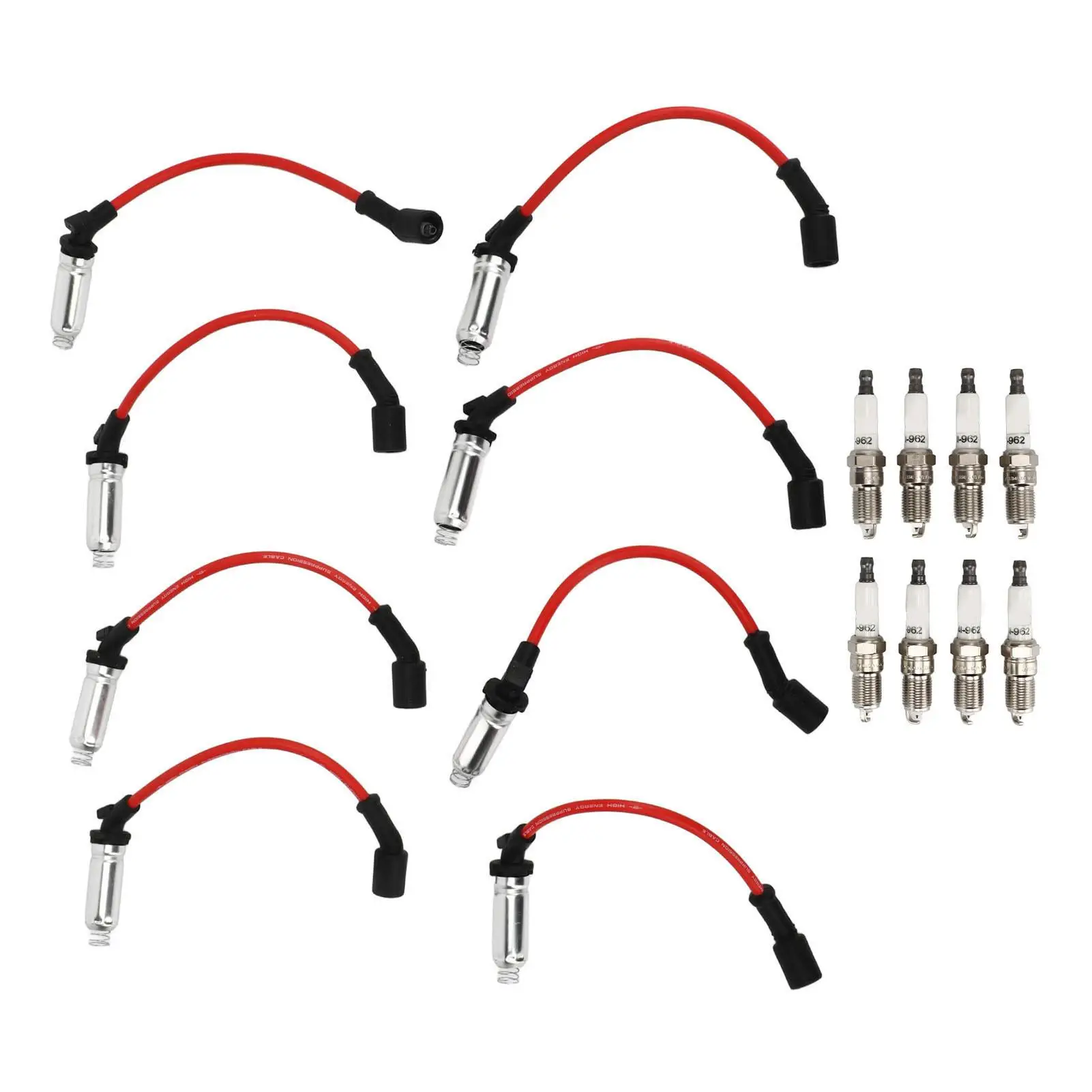 

Провода для свечей зажигания, металлические сейфы 41-962, устойчивые к высоким температурам, прочные провода для свечей зажигания OEM для стандартного автомобиля