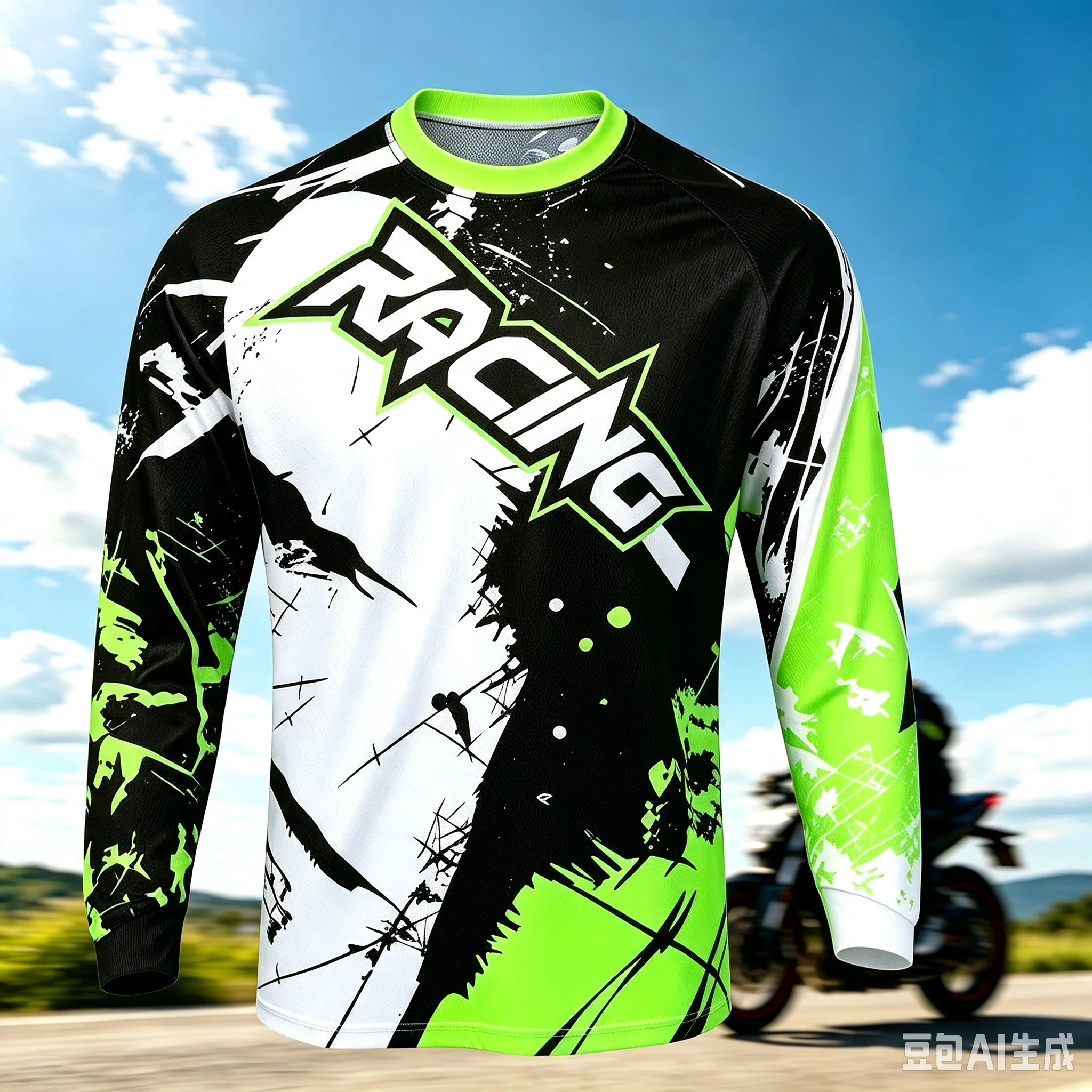 Autumn Outdoor Ride Sports Men's T Shirt Quick Dry Comfortable Top Fashion Motorcycle Clothing Casual O-neck Long Sleeve T-shirt