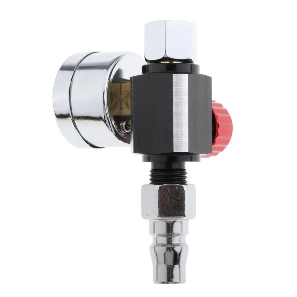 

Spray Regulating Regulator Compact Alloy Air Paint Sprayer Extender Precision Gauge for Spray Paint Air Line