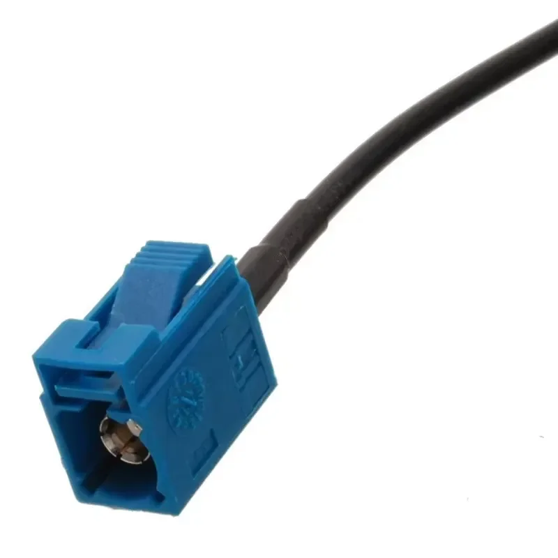 New High Quality 5feet 150cm Fakra Z Male to Fakra Z Female Water Blue Color 50Ohm Extension RG174 Cable