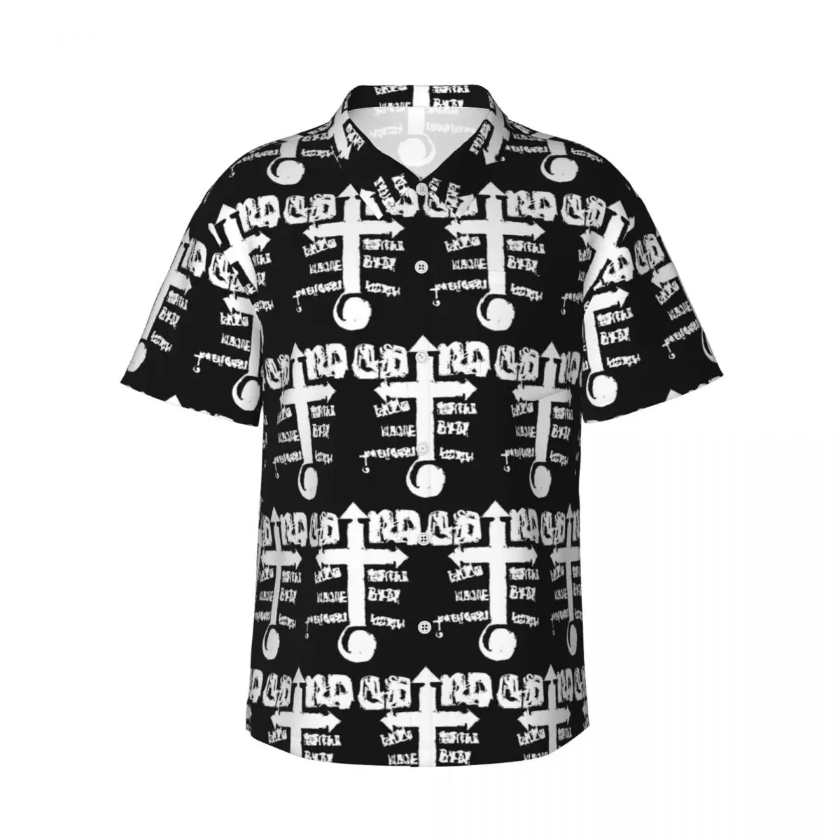 

Мужские рубашки Misa, гавайская рубашка с коротким рукавом, забавные топы с лацканами для летнего пляжа