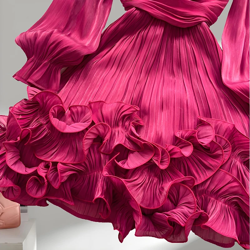 Tiered Chiffon Bridesmaid Dresses 2026 for Women Ruffles Stretch Short Dress Fashion Elegnat Evening Party Mini Dress Female