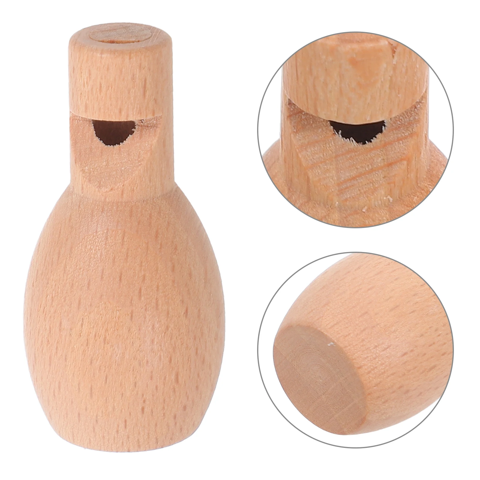 3 pezzi mini fischietto in legno fischietto incompiuto giocattolo per bambini strumento musicale giocattoli per bambini regali per bambini