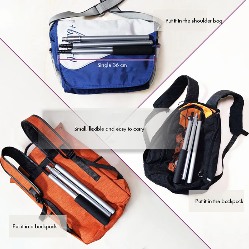 Extension Pole, 1 Meter Pole, Telescoping Paint Pole, Paint Roller Extension Pole ,Matter Rubber Handle,with Storage Bag 페인트 롤러