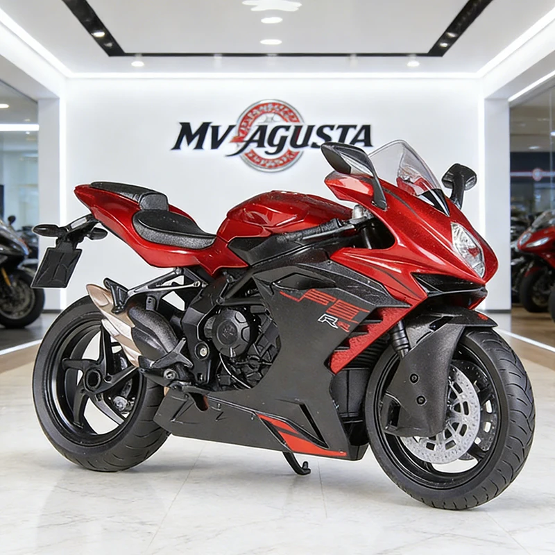 

Модель мотоцикла WELLY 1/12 MV Agusta F3RR F3 RR 2022, коллекционная игрушка, внедорожный мотоцикл с амортизатором, игрушечный автомобиль