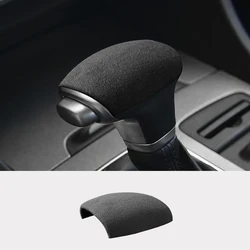 For Kia Kx5 (2016-2021) Made of Alcantara Car Gear Lever Shift Protection Cove Shift Sleeve Anti Scratch Interior Accessories
