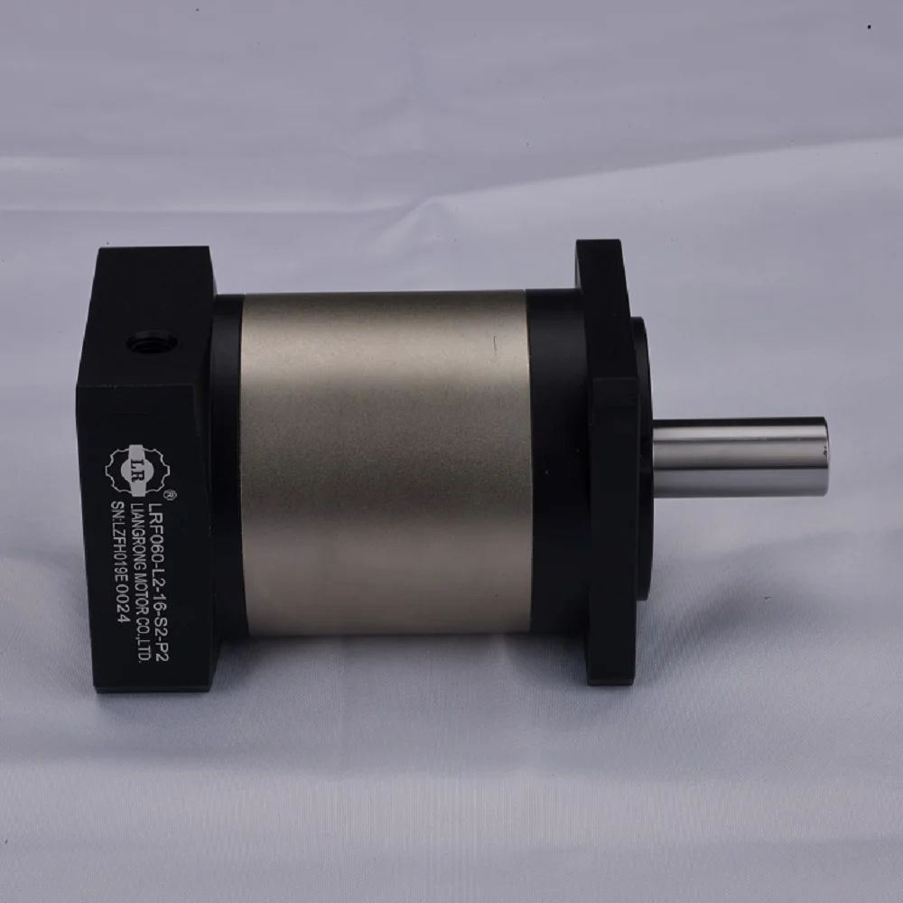 LRF60 Typ Planeten Minderer von Verhältnis 16/20/25/32/40/50/70:1 und Hohe Präzision für Nema 24 Stepping Servo Motor