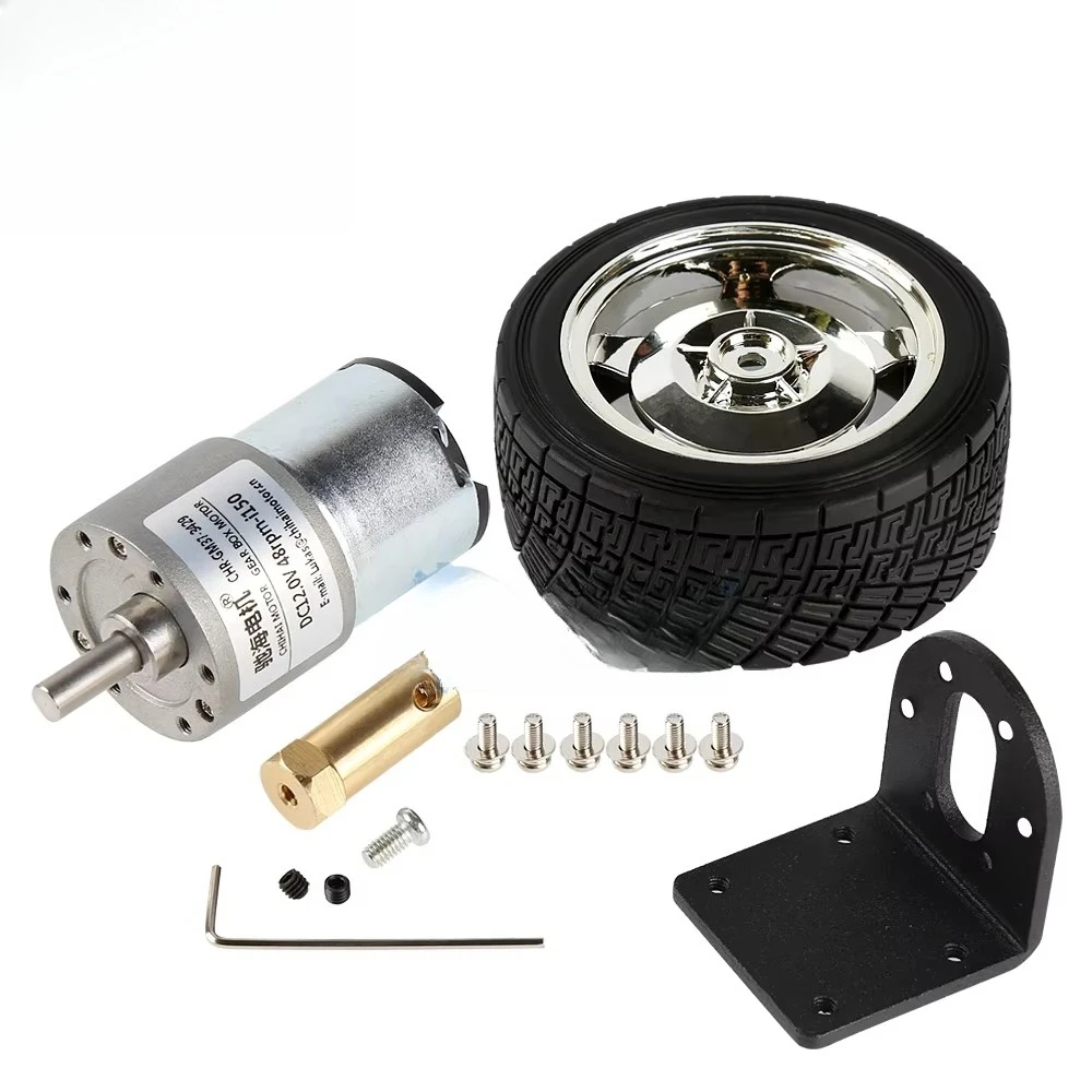 motor-motores-con-engranajes-arduino-motor-de-engranajes-cc-chr-gm37-3429-y-kit-de-acoplamiento-de-ruedas-de-65-mm-80-mm-para-educacion