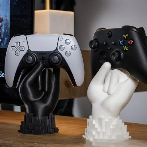 

Hollow Knight Controller Stand for PS4/PS5/XBOX - 3D Printed Gamer Desk Decor, Official Game Merch & Universal Gamepad Holder