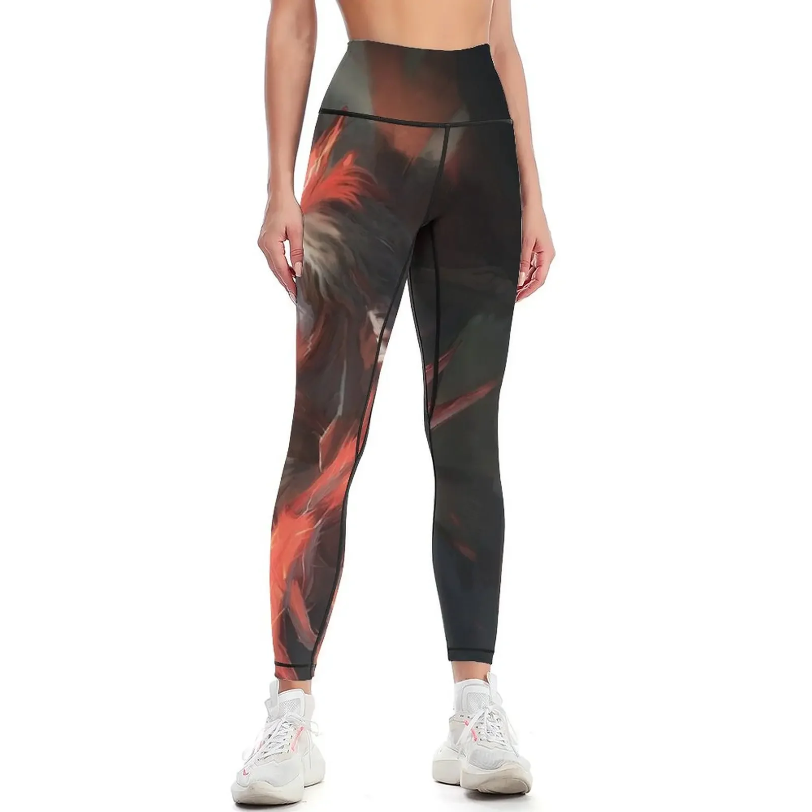 

Red Lion Leggings Tight fitting woman Legging sexy woman push up legging Womens Leggings