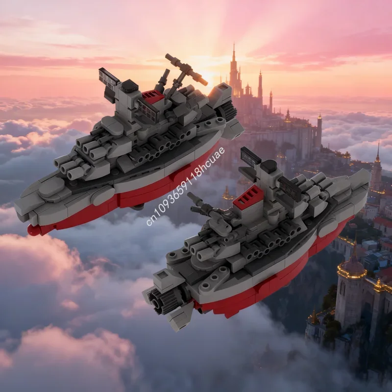 

312pcs MOC Space Battleship Yamato Spaceed Model Building toys blocks Architecture creative Brick Christmas gifts Kids Birthday