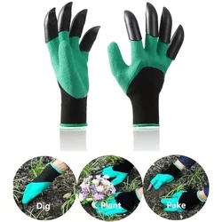 1pcs Latex Gloves With Claw Design For Gardening And Protection From Abrasions During Planting