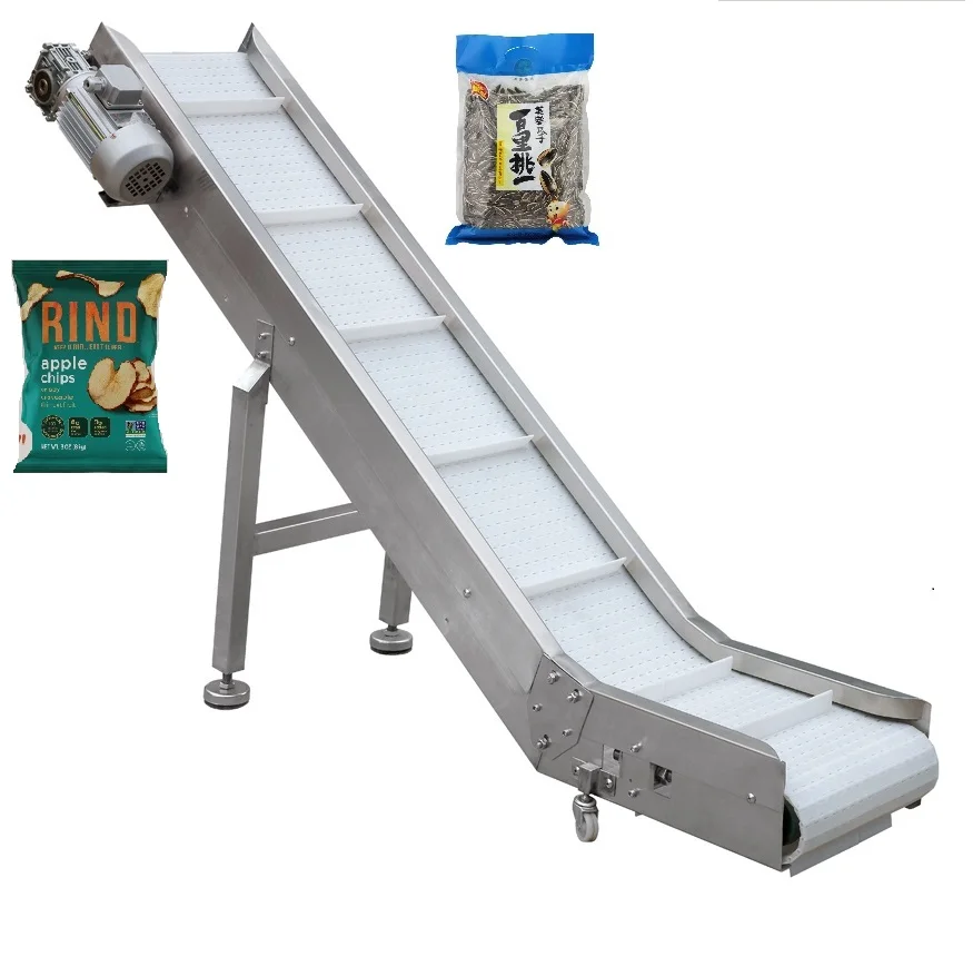 

For Factory price Z type Food bag exit small modular belt elevated lift conveyor inclination