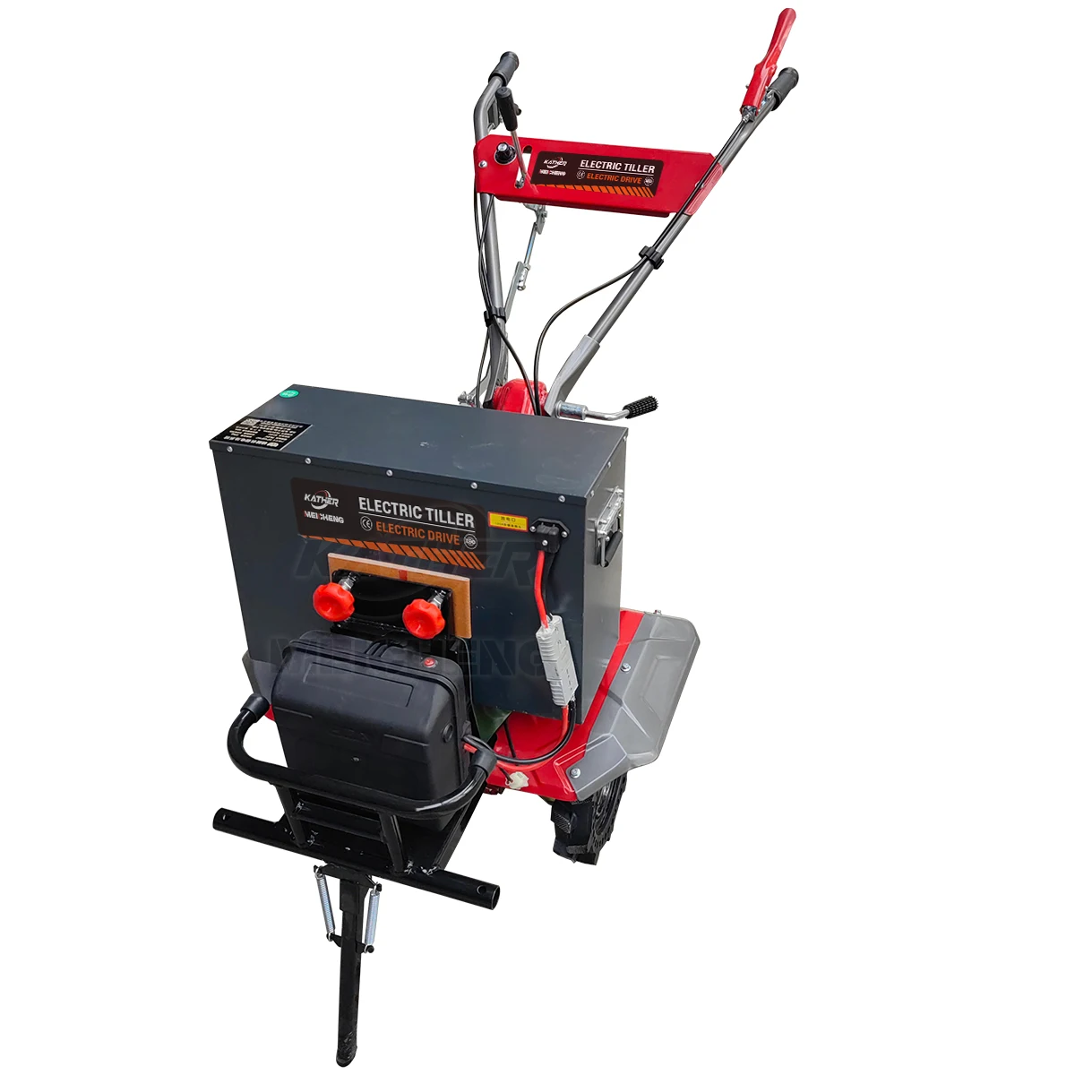 KATHER Mini Electric Tiller Motor Farm Power Tiller Agricultural Cultivator Machine Rotavator With CE Certification for Sale view 3