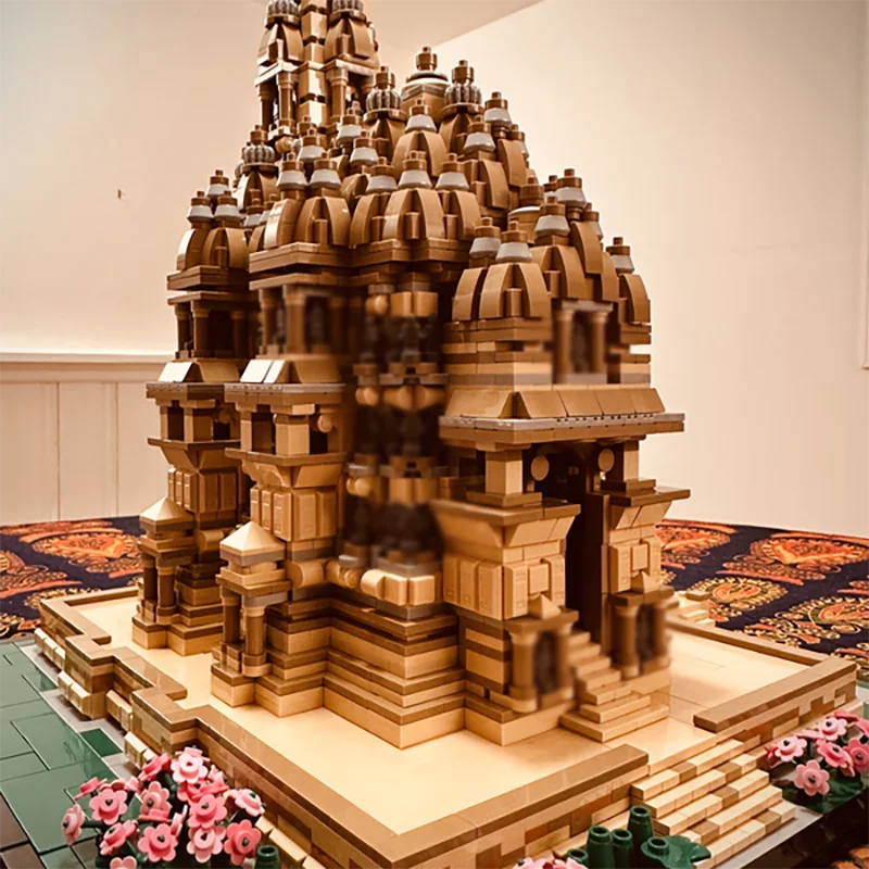 Mittelalterliche Burg MOC Bausteine Die Große Göttliche Residenz Technologie Modulare Blöcke Geschenke Weihnachtsspielzeug DIY-Sets Montage