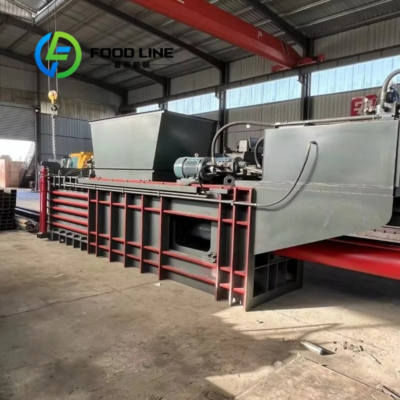 customize Hydraulic Baler Machine Automatic Baling Press for Waste Paper Cardboard Plastic Bottle Scrap Metal Compression