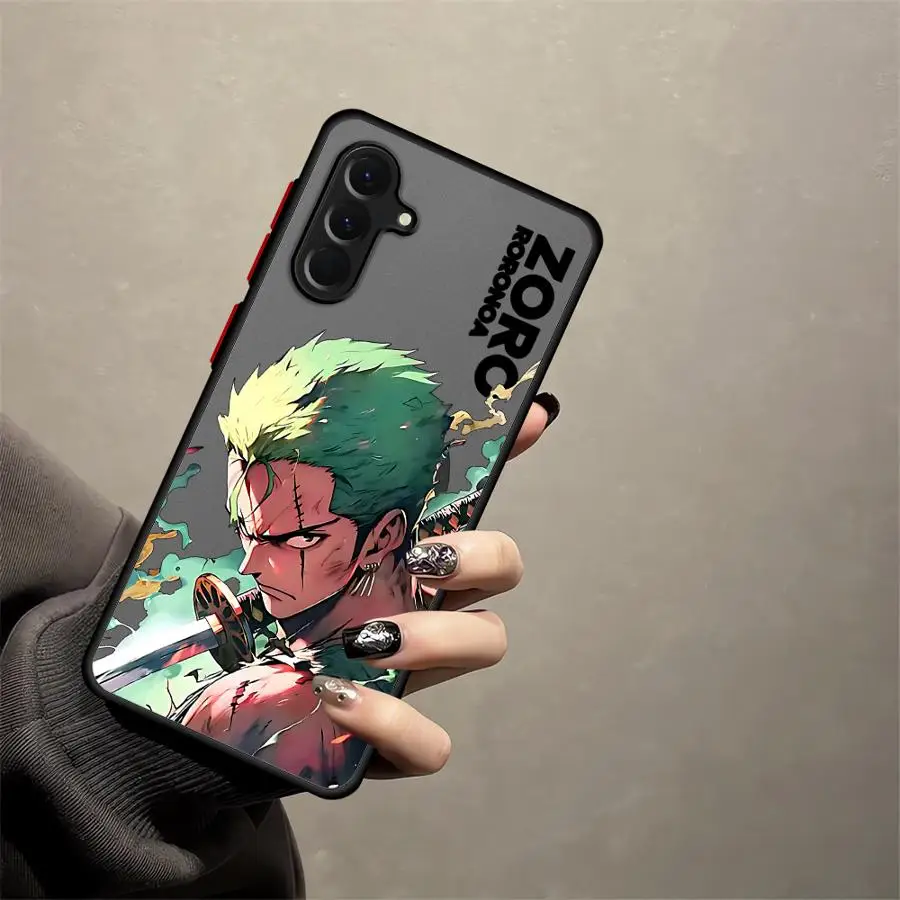 عودة غطاء الهاتف حقيبة لهاتف سامسونج غالاكسي A54 A52 A56 A53 A25 A26 A35 A36 A73 A21s A24 A34 A22 أنيمي قطعة واحدة