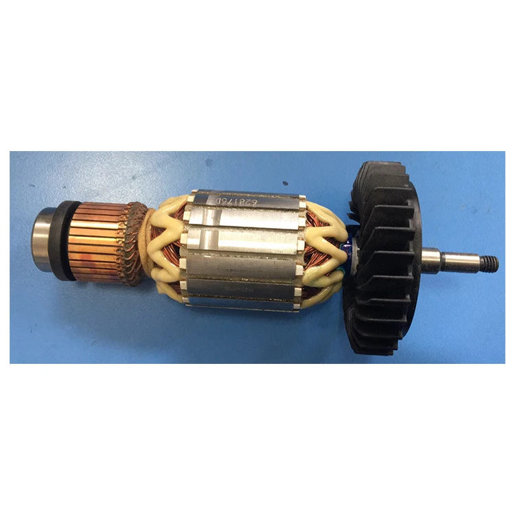 

NewBeat Factory Price Spare Parts 110V 220V 9 in Angle Grinder OEM GA9060 with Flower Good Quality Commutator Armature