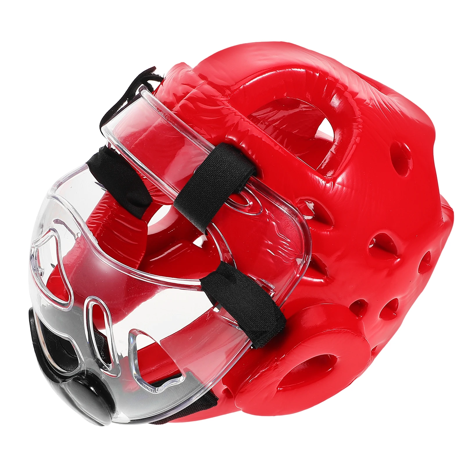 

The Face Head Mask Child Taekwondo Protector Sponge Karate Boxing Headgear