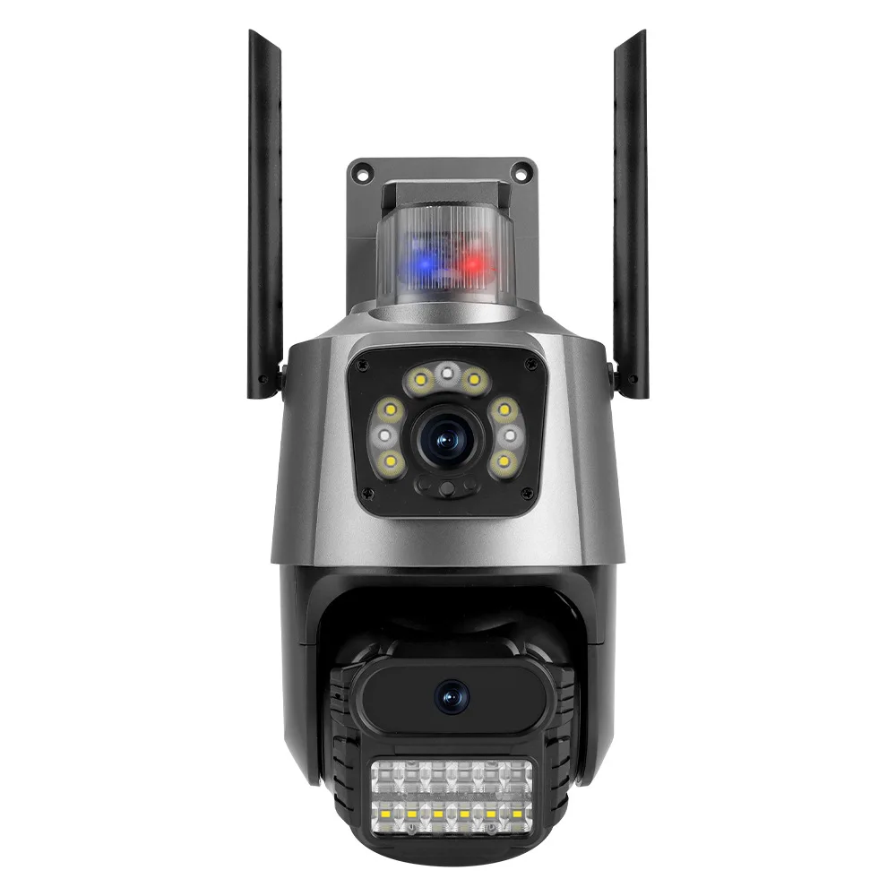 

P11 ICSEE binocular ball linkage integrated camera WiFi ball machine no dead angle double screen