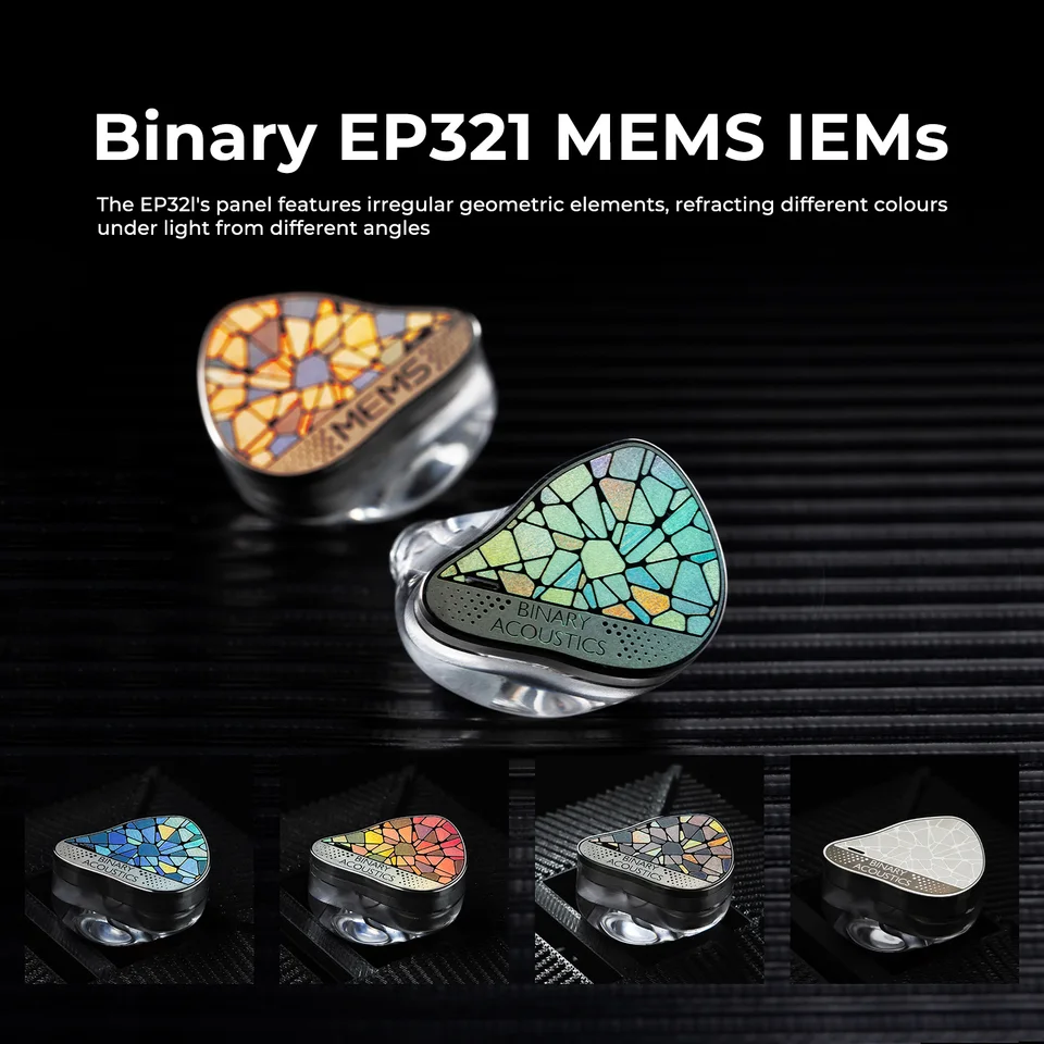 BINARY EP321-MEMS ハイレゾ イヤホン 2DD+3BA+MEMS