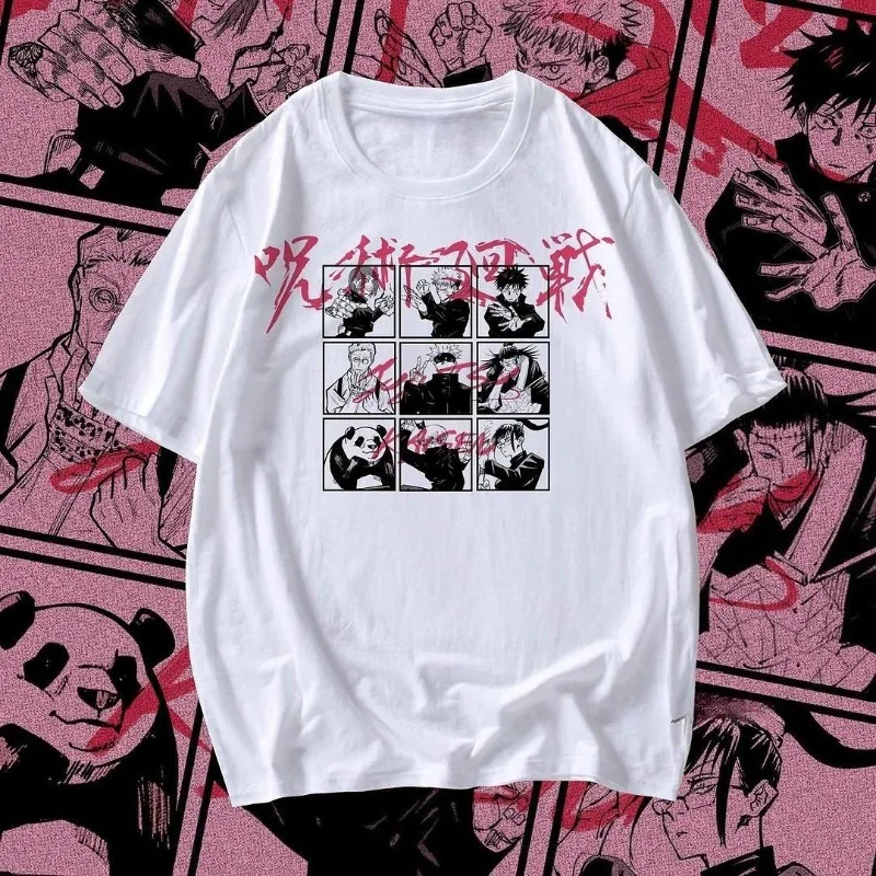 Jujutsu Kaisen short-sleeved T-shirt men's summer Fushiguro Megumi Gojo Satoru Tiger Stick Hisahi surrounding clothes T-shirt