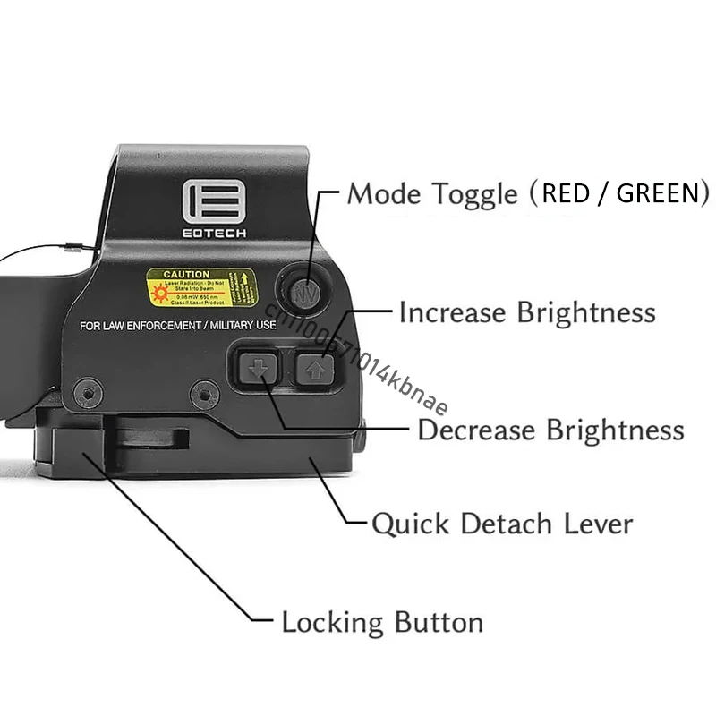 EOTECH EXPS3 558 بندقية ثلاثية الأبعاد ريد دوت البصر AR15 نطاق الصيد اكسسوارات ل 20 مللي متر Picatinny السكك الحديدية نطاق البصر البصري #3