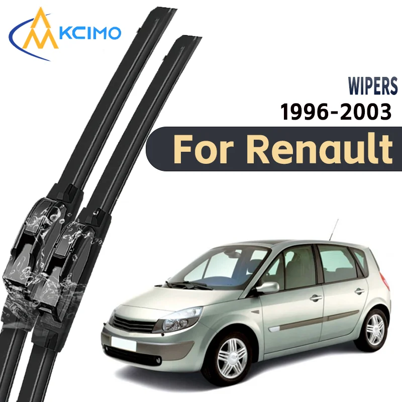 

All-Weather Windshield Wiper Blades For Renault Scénic 1996-2003 Beam Wiper Arm Streak Free Auto Accessories Front Window Care