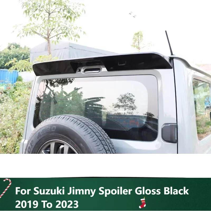 

New! Roof Wing for Suzuki Jimny Spoiler Gloss Black 2019 To 2023 Car Tail Fin Accessories