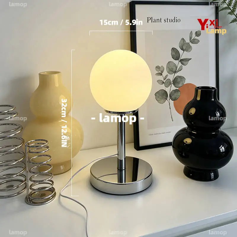 Ins Style Teen Girl Bedside Lamp Lollipop Decorative Table Lamp for Bedroom Bauhaus Postmodern Minimalist Vintage Lamp for Showr