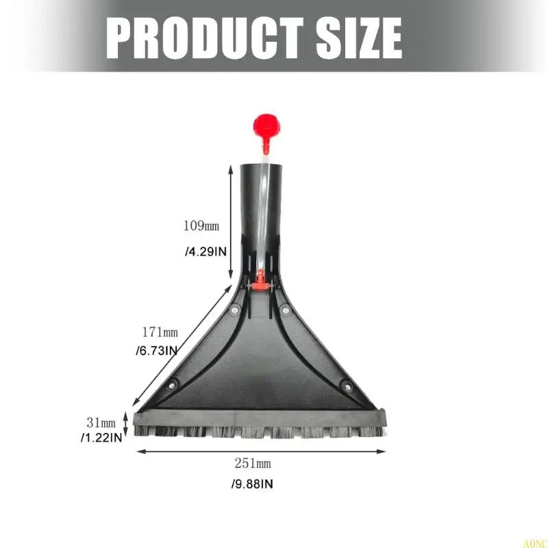 A0NC متعددة الفراغات وظيفية السجاد مرفق فرشاة السجاد مقبض مريح للتنظيف العميق والامتصاص السائل