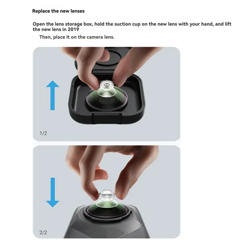 【البيع الساخن】لـ Insta360 X5 لتجربة التصوير الفوتوغرافي المحسنة لاستبدال الكاميرا جزء إصلاح زجاج العدسة ملحقات الغيار الأساسية