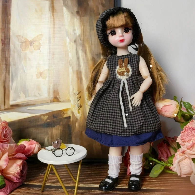 موضة لطيف 30 سنتيمتر ملابس دمى ل 1/6 BJD دمية فستان الأميرة استبدال الملابس DIY بها بنفسك لباس غير رسمي فتاة لعبة هدية عيد ميلاد