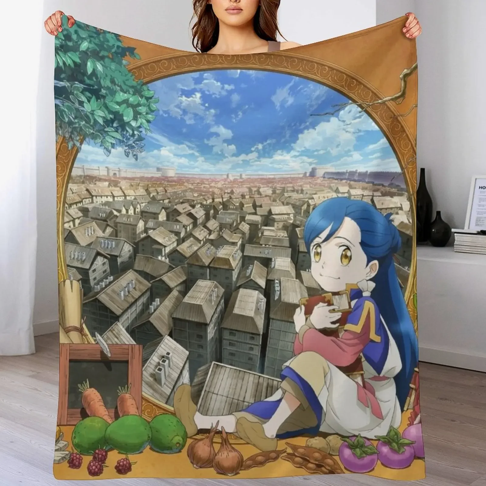 

Ascendance of a Bookworm 3 Throw Blanket Durable Warm Blanket for Daily Home Use