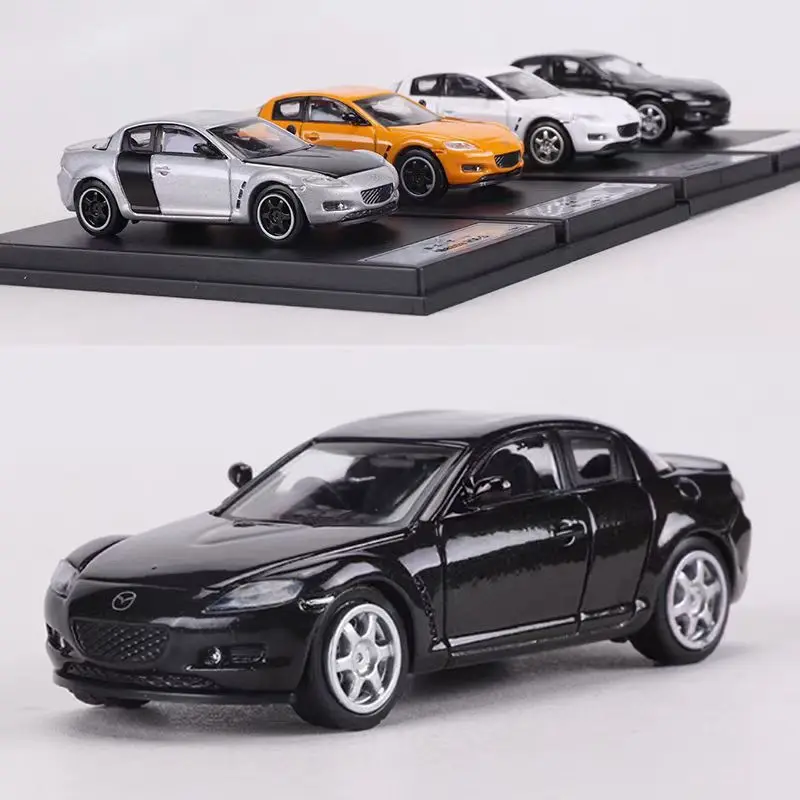 

DCT 1:64 Mazda RX8 Суперкар из сплава, литье под давлением и игрушечный транспорт, модель автомобиля, миниатюрная масштабная модель автомобиля, игрушка для детей
