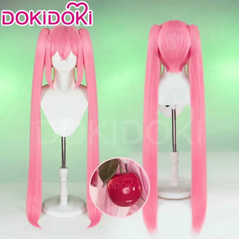 MIKUU Calnee Caa سنو ساكورا شعر مستعار لعبة شعر مستعار تأثيري DokiDoki النساء الموت الشعر Mikuu أرنب حفرة شعر مستعار قبعة مجانية