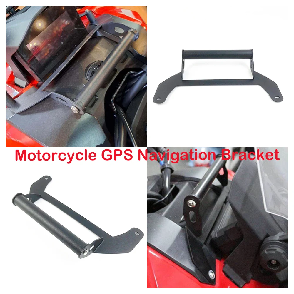 

Fits for Honda ADV 160 150 ABS ADV160 ADV150 2019-2025 Motorcycle GPS Navigation Holder And Smart Phone Adapt Mount Bar Bracket